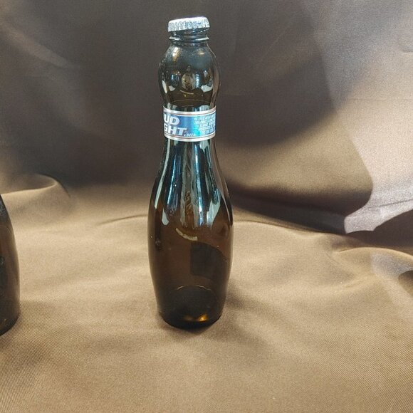 Bud Light Bowling Pin Amber Beer Bottle (Empty) - Picture 4 of 6